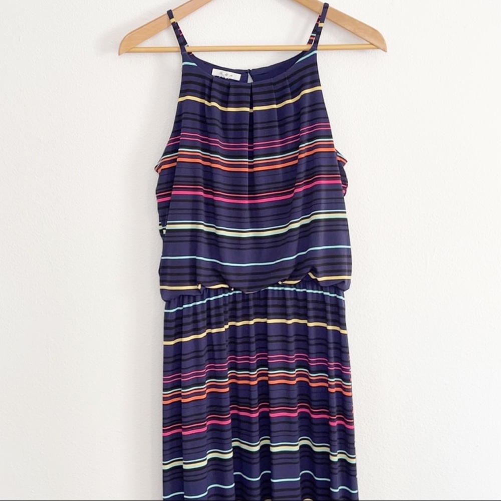 Striped maxi dress